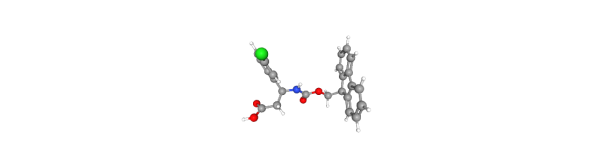 Fmoc-(S)-3-amino-3-(3-chlorophenyl)propionic acid 化学構造