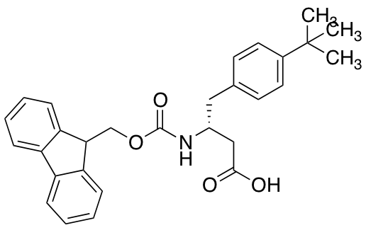 Fmoc-(R)-3-amino-4-(4-tertbutylphenyl)butyric acid التركيب الكيميائي