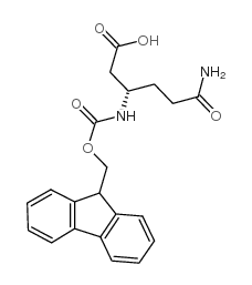 Fmoc-L-beta-homoglutamine Chemical Structure