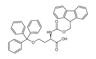 Fmoc-D-Hse(Trt)-OH التركيب الكيميائي