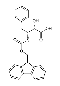 Fmoc-(2S,3S)-3-amino-2-hydroxy-4-phenylbutyric acid Chemical Structure