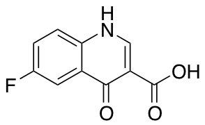 6-Fluoro-1,4-dihydro-4-oxoquinoline-3-carboxylic acid Chemical Structure