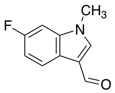 6-fluoro-1-methyl-1H-indole-3-carbaldehyde Chemical Structure