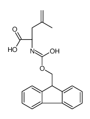 Fmoc-4,5-dehydro-D-Leucine Chemische Struktur