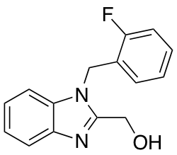 [1-(2-fluorobenzyl)-1H-benzimidazol-2-yl]methanol Chemische Struktur