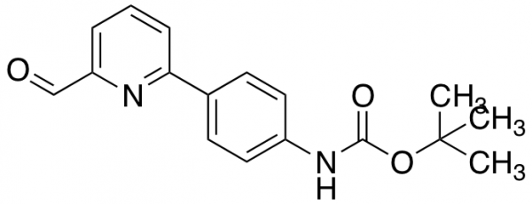 [4-(6-Formylpyridin-2-yl)phenyl]carbamic acid tert-butyl ester Chemical Structure