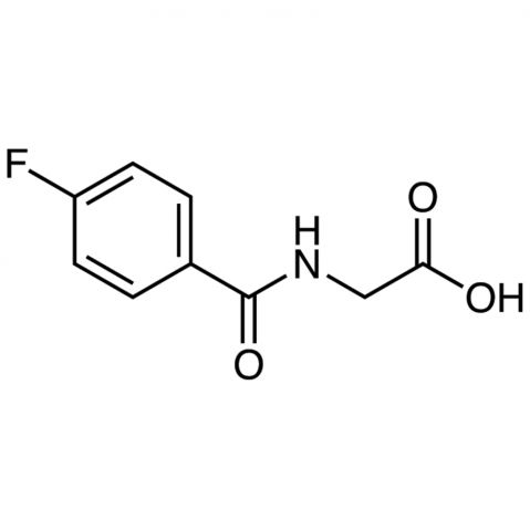 4-Fluorohippuric Acid Chemical Structure