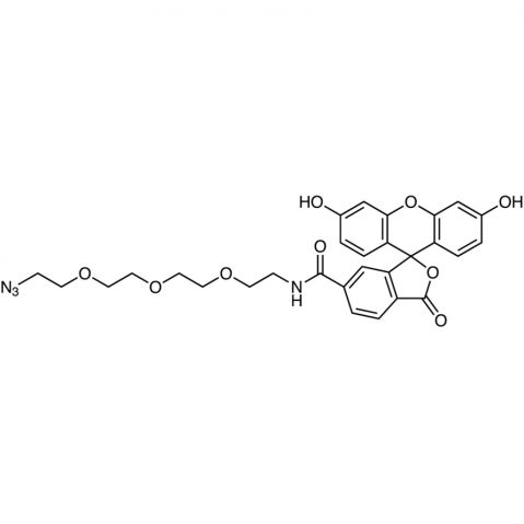 6-FAM-PEG3-Azide Chemical Structure