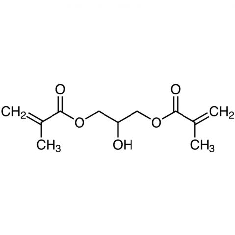 Glycerol dimethacrylate, mixture of isomers Chemical Structure