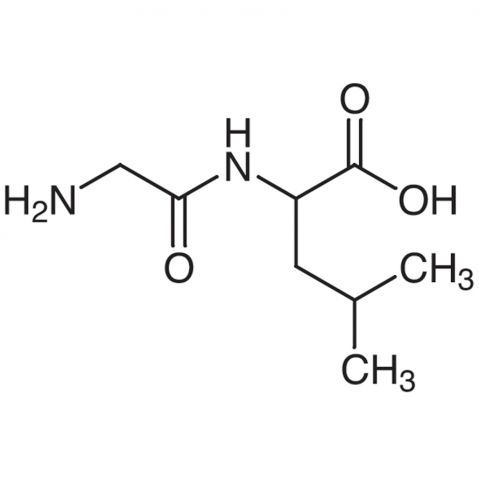 Glycyl-DL-leucine Chemical Structure