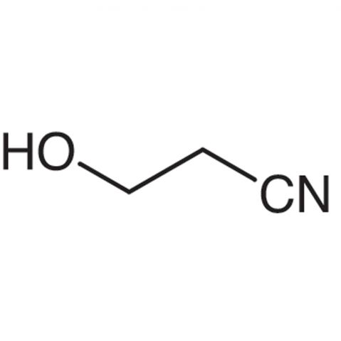 3-Hydroxypropionitrile 化学構造