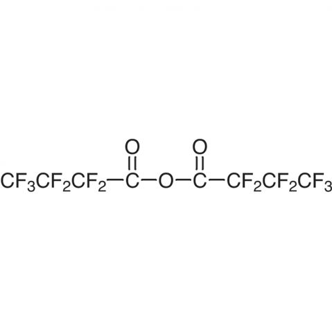 Heptafluorobutyric anhydride Chemische Struktur