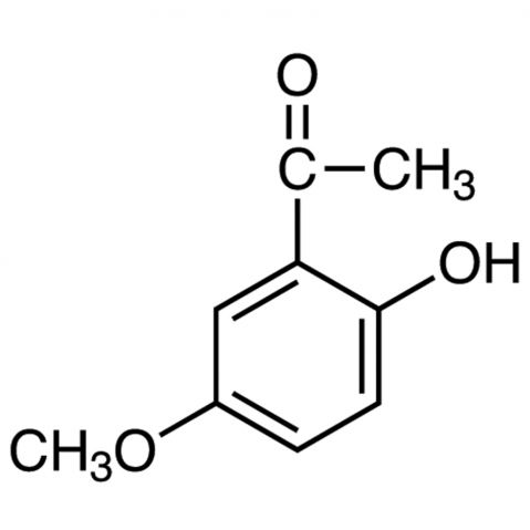 2'-Hydroxy-5'-methoxyacetophenone Chemische Struktur