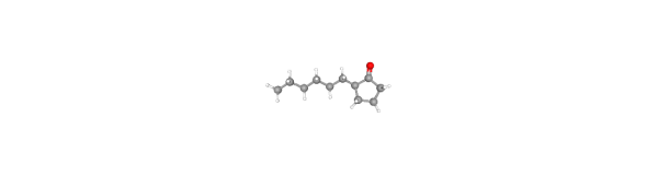 2-Hexylcyclopentanone Chemische Struktur