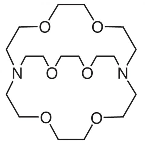 4,7,13,16,21,24-Hexaoxa-1,10-diazabicyclo[8.8.8]hexacosane التركيب الكيميائي