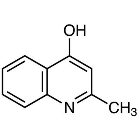 4-Hydroxy-2-methylquinoline Chemical Structure