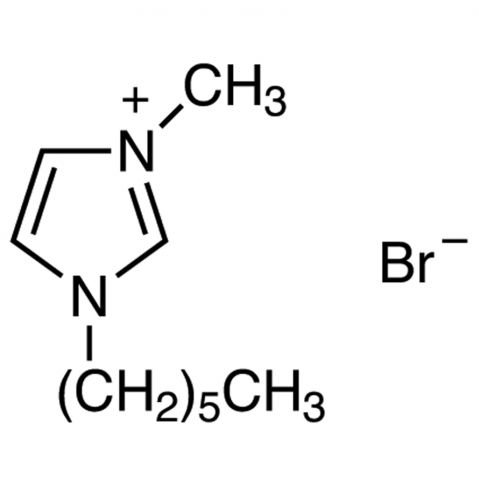 1-Hexyl-3-methylimidazolium Bromide Chemical Structure