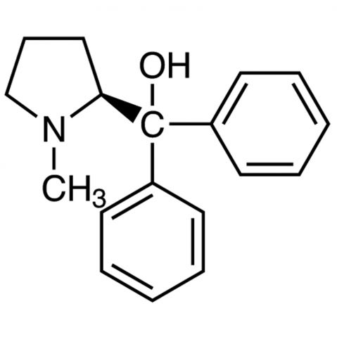 (S)-(+)-2-[Hydroxy(diphenyl)methyl]-1-methylpyrrolidine Chemical Structure