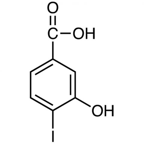 3-Hydroxy-4-iodobenzoic acid التركيب الكيميائي