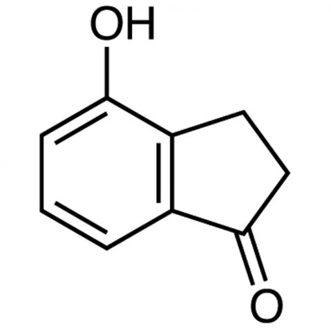 4-Hydroxy-1-indanone التركيب الكيميائي