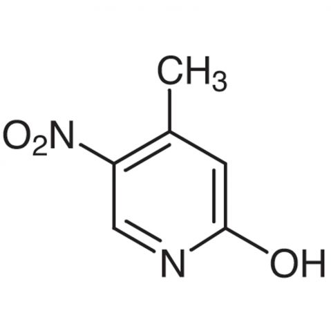 2-Hydroxy-4-methyl-5-nitropyridine التركيب الكيميائي