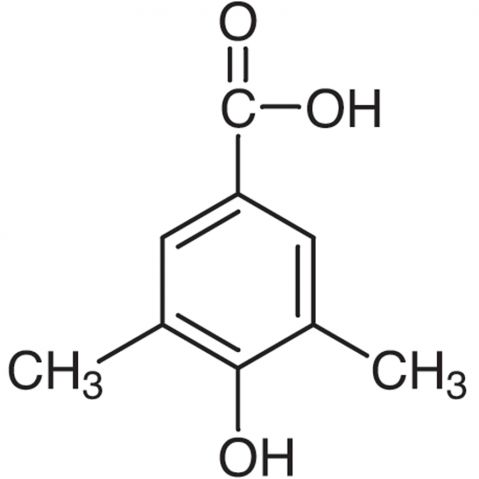 4-Hydroxy-3,5-dimethylbenzoic acid التركيب الكيميائي