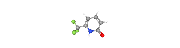 2-Hydroxy-6-trifluoromethylpyridine 化学構造