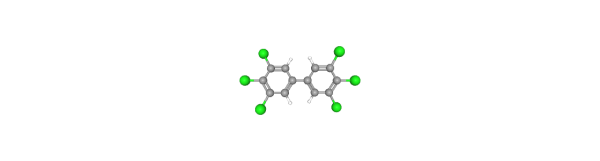 3,3',4,4',5,5'-Hexachlorobiphenyl Chemical Structure