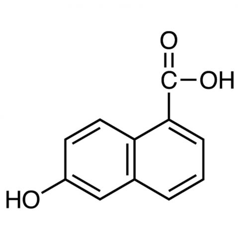 6-Hydroxy-1-naphthoic Acid التركيب الكيميائي