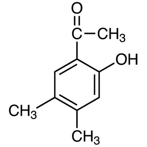 2’-Hydroxy-4’，5’-dimethylacetophenone Chemical Structure