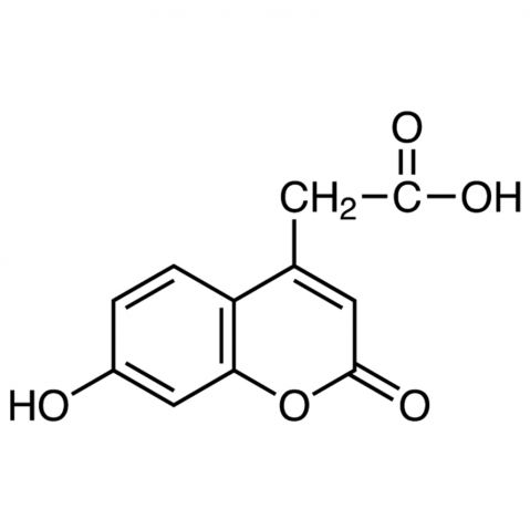 7-Hydroxycoumarin-4-acetic Acid Chemical Structure