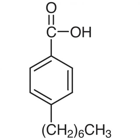 4-Heptylbenzoicacid التركيب الكيميائي