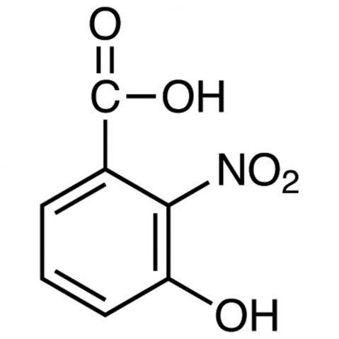 3-Hydroxy-2-nitrobenzoic Acid Chemical Structure