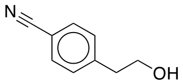 4-(2-hydroxyethyl)benzonitrile 化学構造