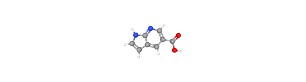 1H-Pyrrolo[2,3-b]pyridine-5-carboxylic acid 化学構造