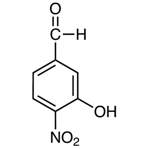 3-hydroxy-4-nitrobenzaldehyde التركيب الكيميائي