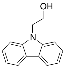 9H-Carbazole-9-ethanol 化学構造