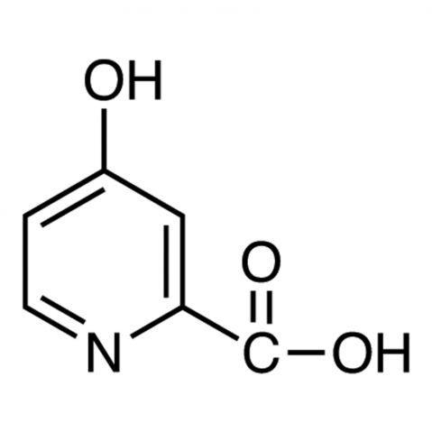 4-Hydroxypyridine-2-carboxylic acid, 97% Chemische Struktur