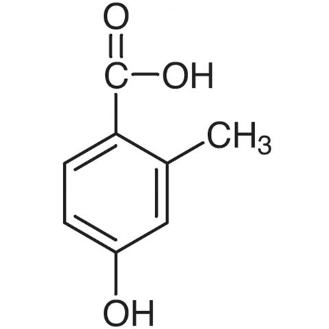 4-Hydroxy-2-methylbenzoic acid التركيب الكيميائي