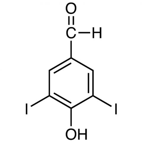 4-Hydroxy-3,5-diiodobenzaldehyde التركيب الكيميائي