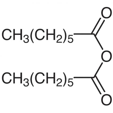 Heptanoic Anhydride Chemische Struktur