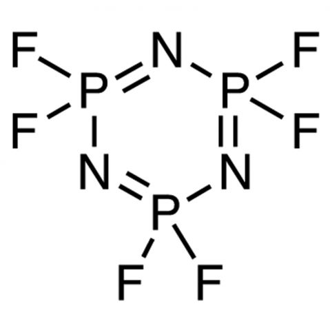 Hexafluorocyclotriphosphazene التركيب الكيميائي