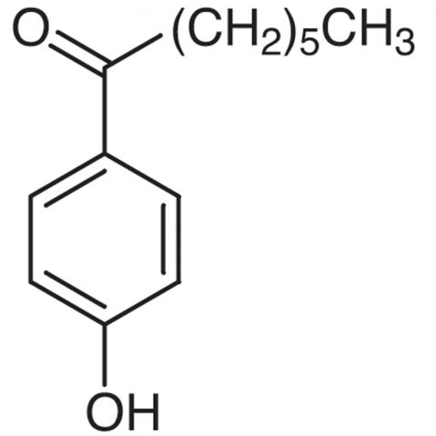 4'-Hydroxyheptanophenone Chemische Struktur