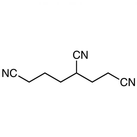 1,3,6-Hexanetricarbonitrile Chemische Struktur