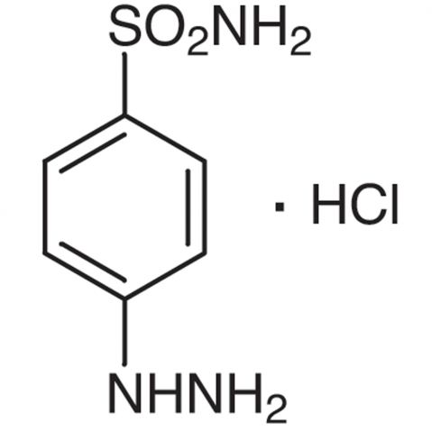 4-Hydrazinobenzenesulfonamide Hydrochloride Chemical Structure