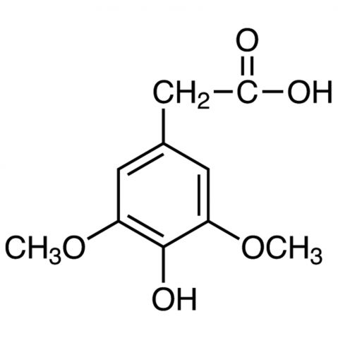 4-Hydroxy-3,5-dimethoxyphenylacetic Acid التركيب الكيميائي