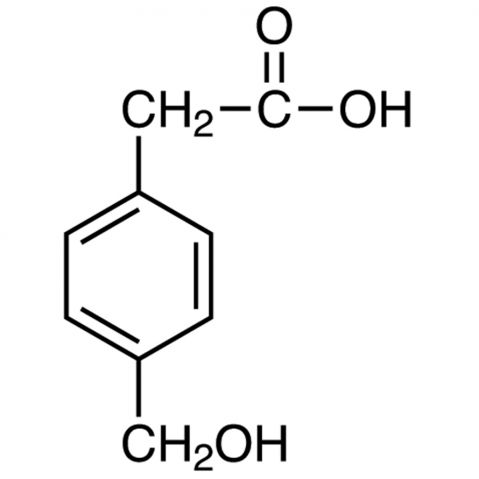 4-(Hydroxymethyl)phenylacetic Acid Chemical Structure