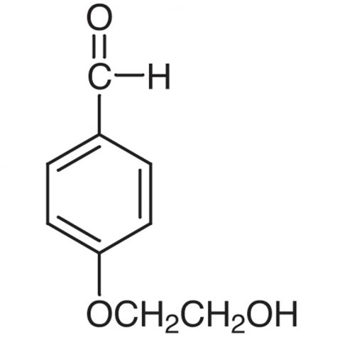 4-(2-Hydroxyethoxy)benzaldehyde Chemische Struktur