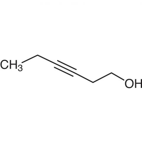 3-Hexyn-1-ol 化学構造