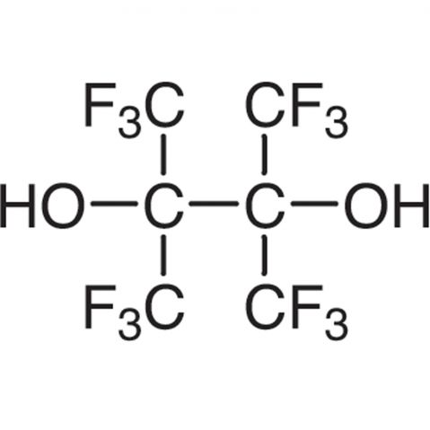 Hexafluoro-2,3-bis(trifluoromethyl)-2,3-butanediol Chemical Structure